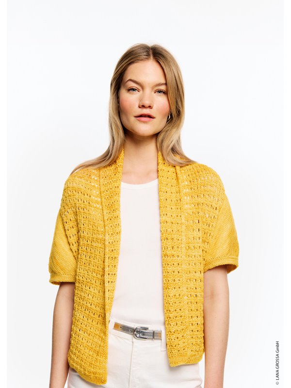 Lana Grossa COSIMA VEST Cool Wool Vintage