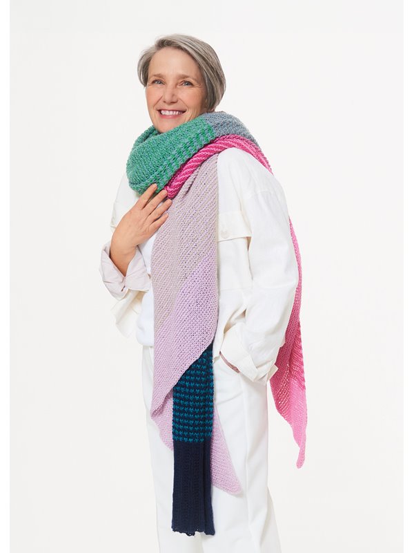 Lana Grossa VIOLETTA SCARF Ecopuno