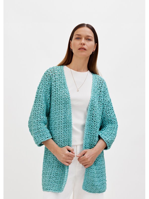 Lana Grossa ISABELLA CROCHET CARDIGAN Sottile