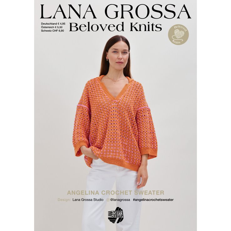 ANGELINA CROCHET SWEATER - Beloved Knits No. 3 von Lana Grossa