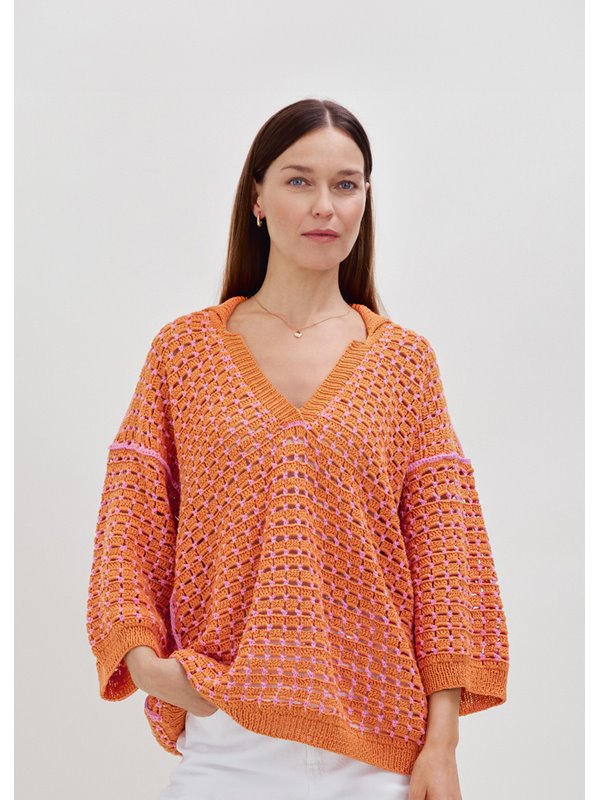 Lana Grossa ANGELINA CROCHET SWEATER Landlust Baumwolle