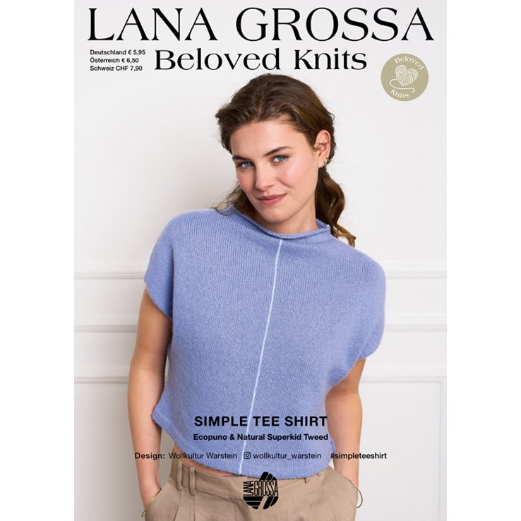 Lana Grossa SIMPLE TEE SHIRT - Beloved Knits No. 8