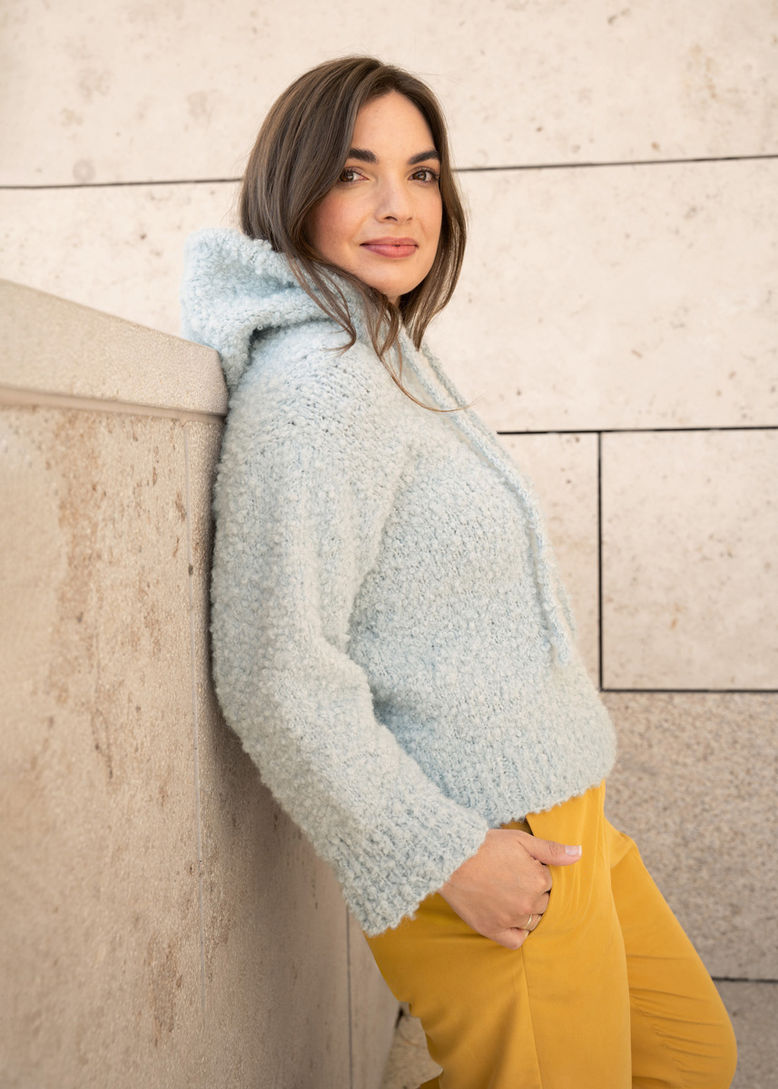 BOUCLEHOODIE Orsetto von Lana Grossa