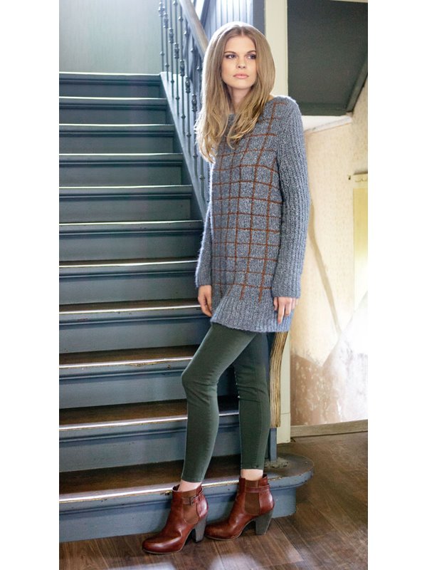Lana Grossa PULLI MIT KAROMUSTER Anima/Arioso