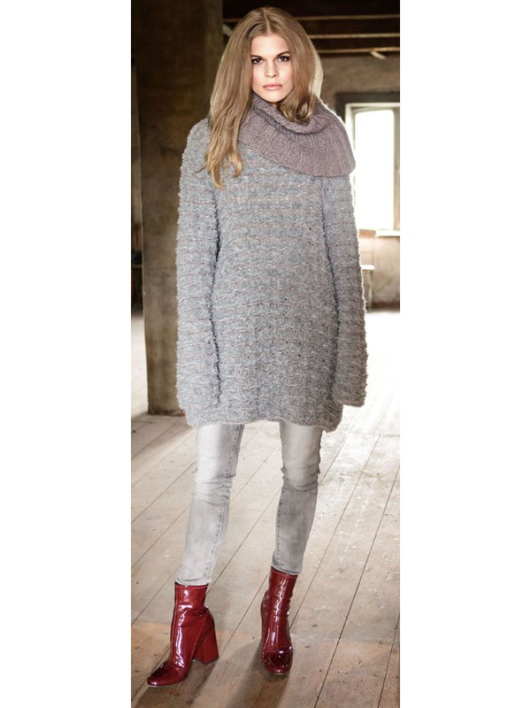 Lana Grossa LONGPULLI IM WEBMUSTER Micio/Silkhair