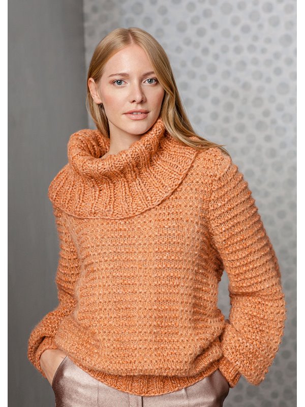 Lana Grossa PULLOVER Lala Berlin Lovely/Silkhair Paillettes