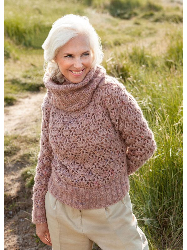 Lana Grossa PULLOVER Lala Berlin Lovely Fine Tweed