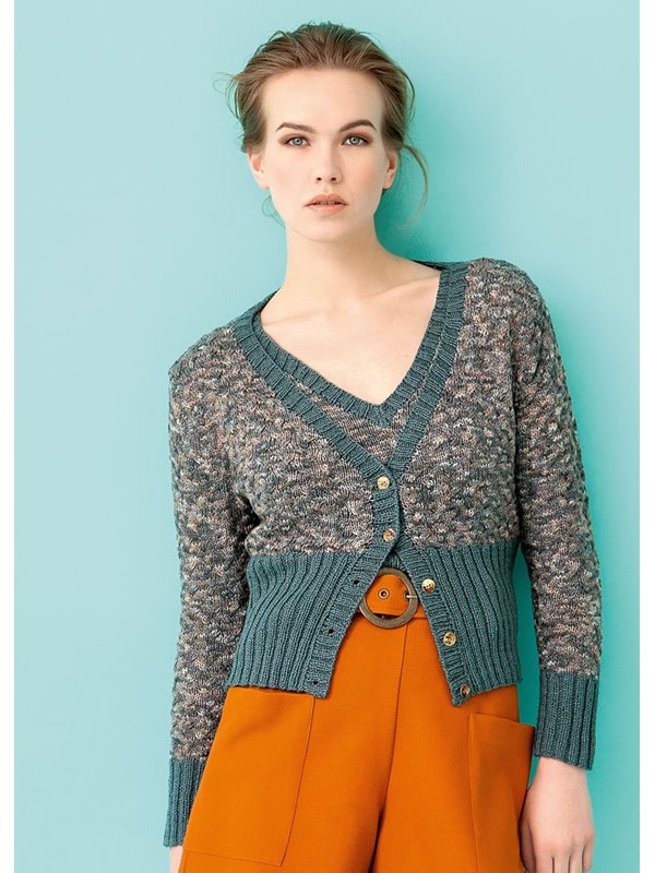 Lana Grossa ZOPF-JACKE Linarte Color/Linarte