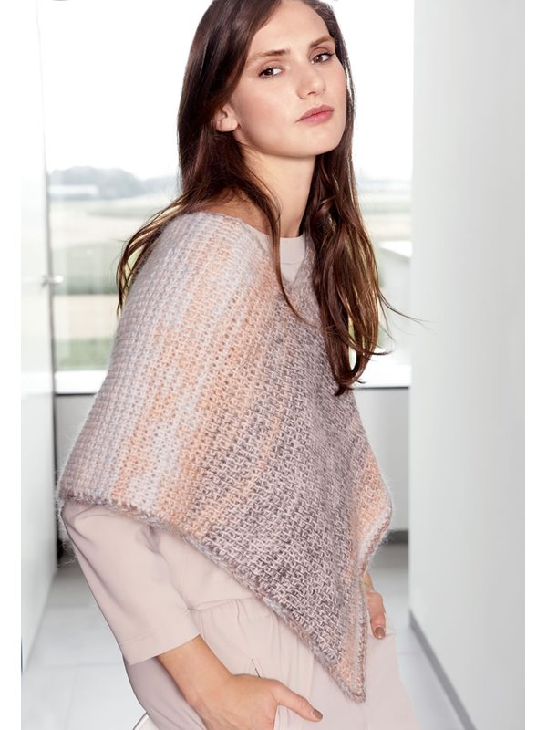 Lana Grossa PONCHO Arioso/Silkhair Print