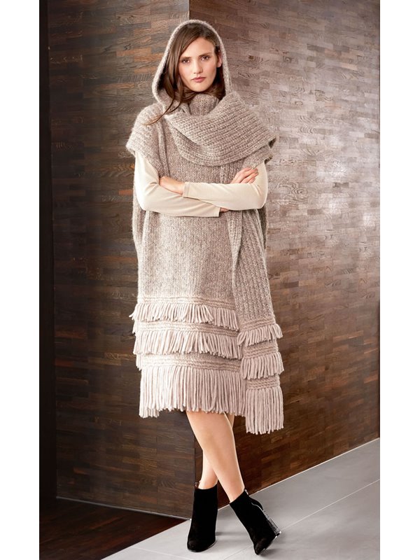 Lana Grossa PONCHO Garzato Fleece/Cloud/Alta Moda Superbaby