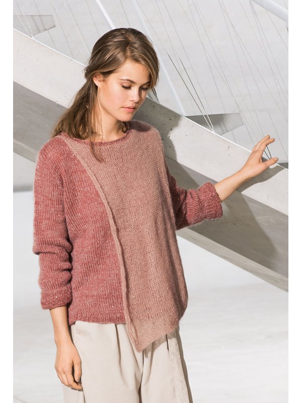 Lana Grossa PULLOVER Lace Seta/Silkhair Paillettes