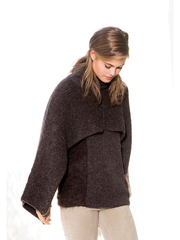 Lana Grossa PONCHO Alta Moda Alpaca