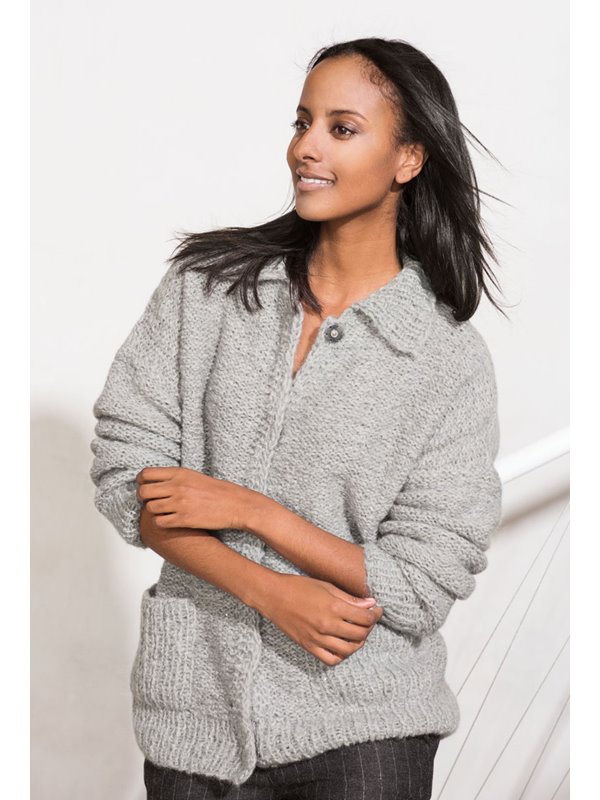 Lana Grossa JACKE Anima/Silkhair Paillettes