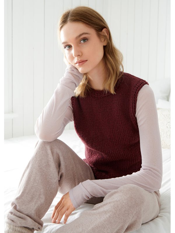Lana Grossa PULLUNDER MIT SEITENSCHLITZ Alta Moda Cashmere 16