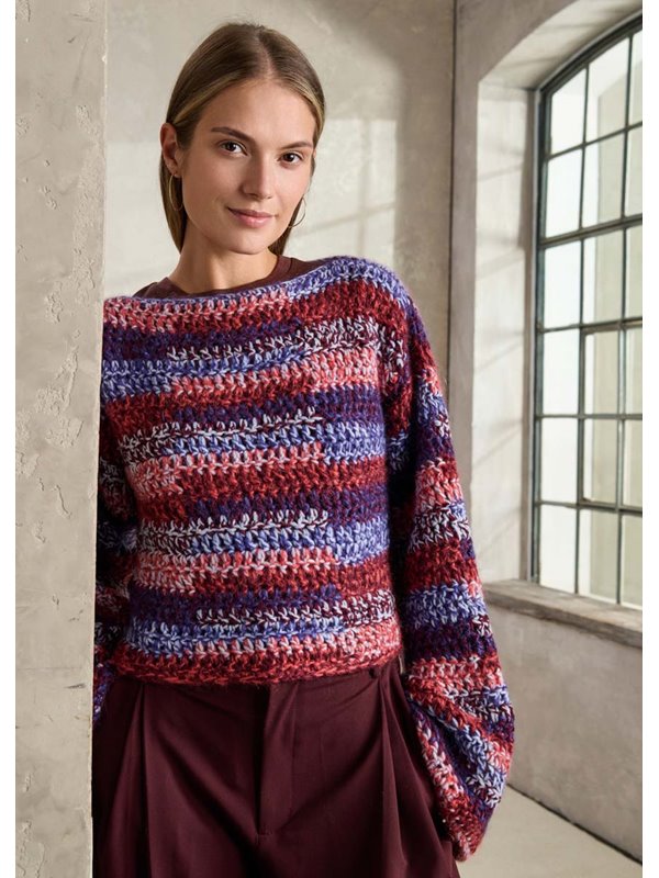 Lana Grossa HÄKELPULLOVER Cool Merino & Superkid Seta