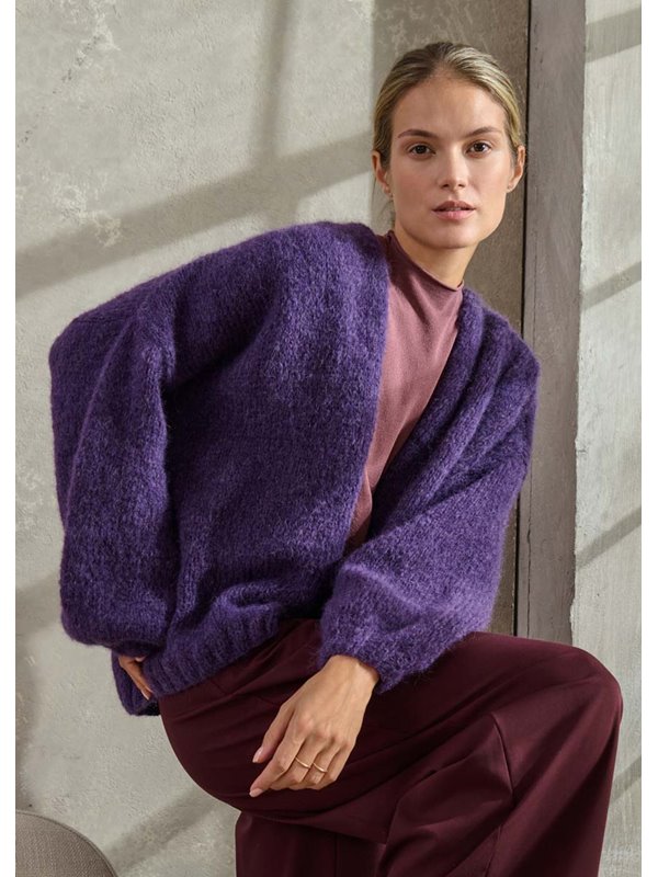 Lana Grossa OVERSIZE-JACKE Alpaca Air