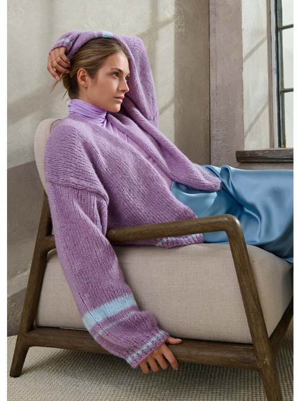 Lana Grossa OVERSIZE-JACKE Alpaca Air II