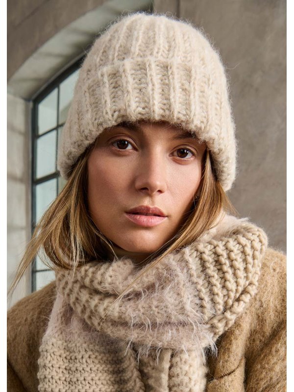 Lana Grossa MÜTZE Alpaca Air & Brillino