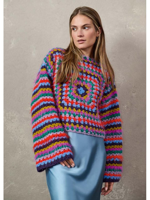 Lana Grossa HÄKELPULLOVER Basta & Alpaca Air