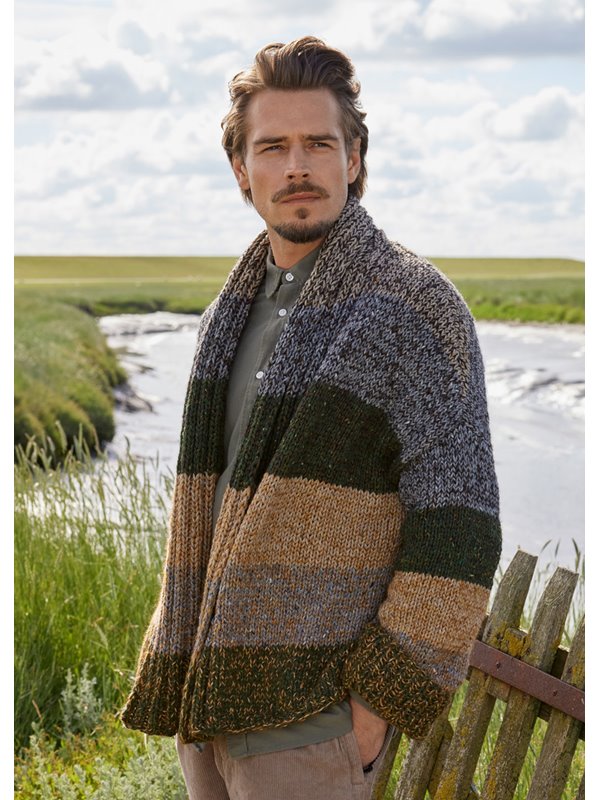 Lana Grossa JACKE Landlust Soft Tweed 90 & Puno Due