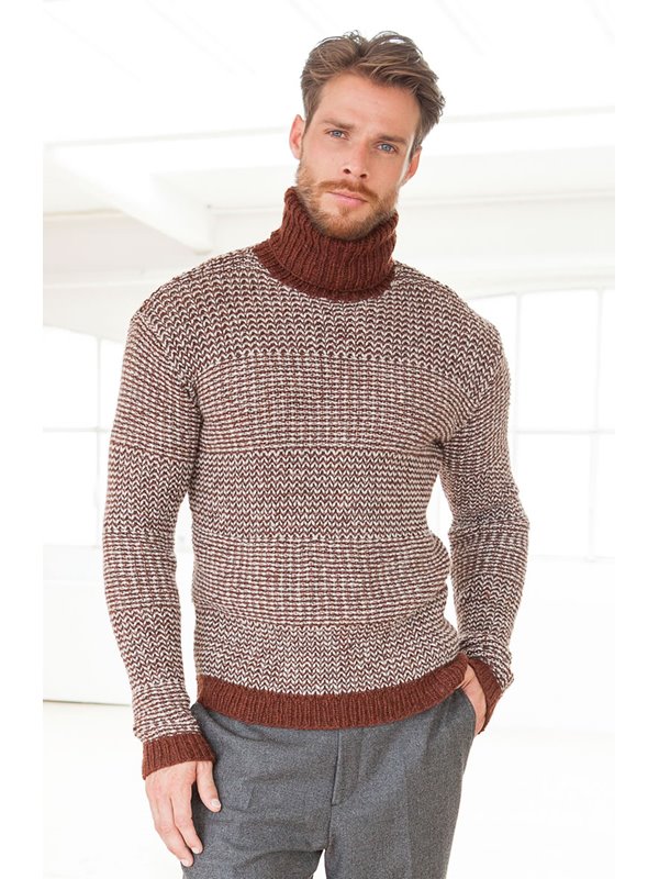Lana Grossa ROLLKRAGENPULLOVER Alta Moda Alpaca
