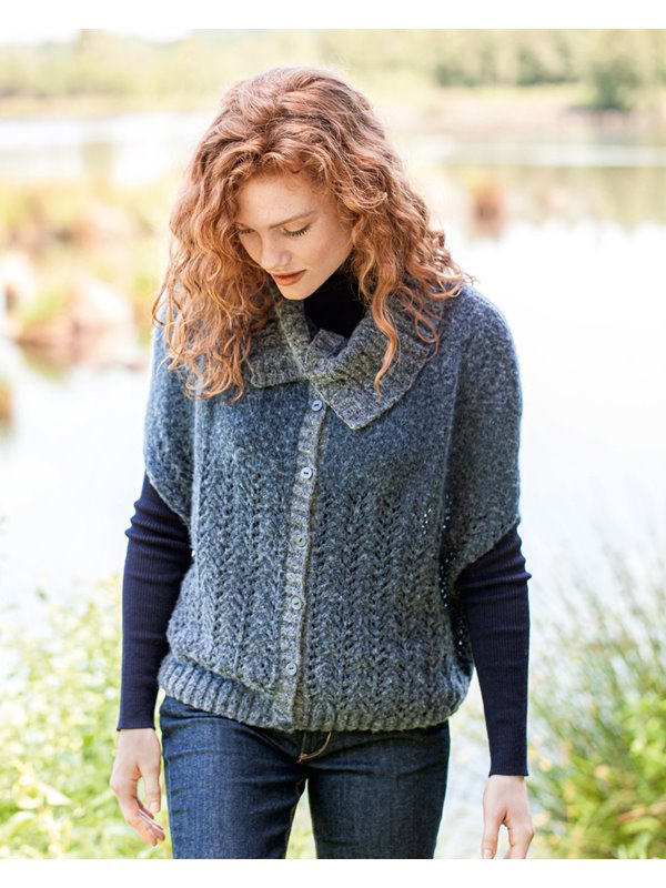 Lana Grossa PONCHO-JACKE Gomitolo Puno