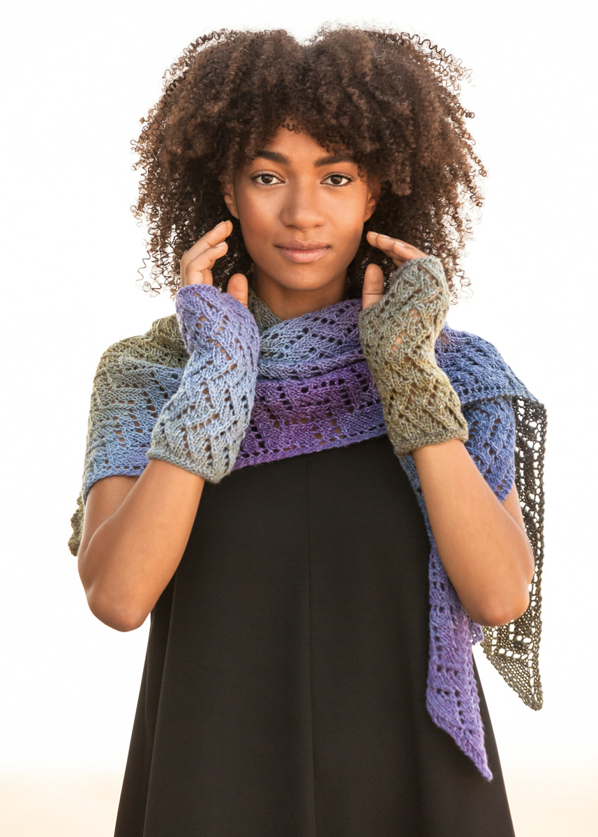 DREIECKSTUCH & ARMSTULPEN Gomitolo Versione von Lana Grossa