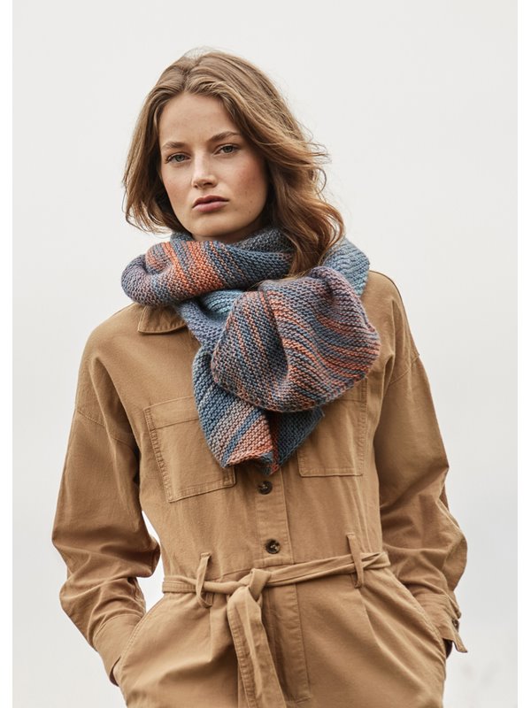 Lana Grossa DIAGONAL-GESTRICKTER-SCHAL Gomitolo Bene