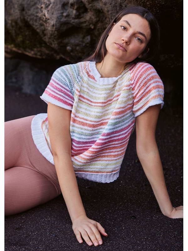 Lana Grossa STREIFEN-PULLI Gomitolo Selezione 2 & Alta Moda Cotolana