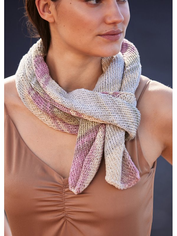 Lana Grossa DIAGONAL-GESTRICKTER-SCHAL Gomitolo Selezione 2