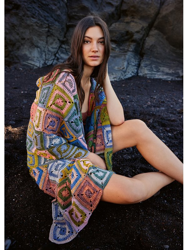 Lana Grossa GRANNY-STOLA Gomitolo Aloha