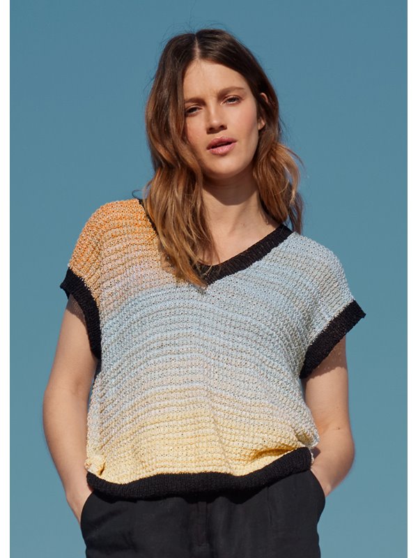 Lana Grossa V-PULLUNDER Gomitolo Sole & Nastrino