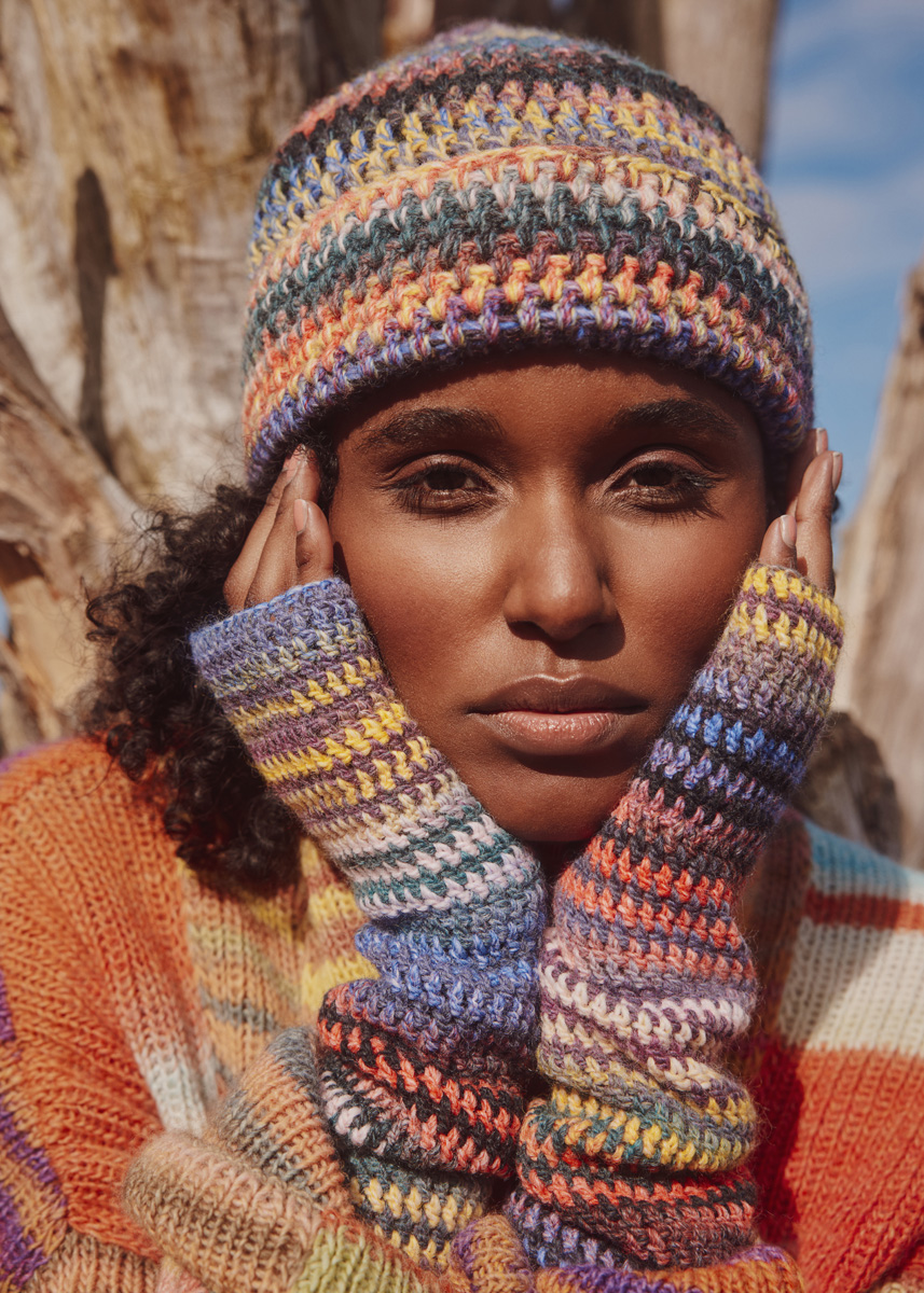 HÄKELMÜTZE Gomitolo Pablo von Lana Grossa