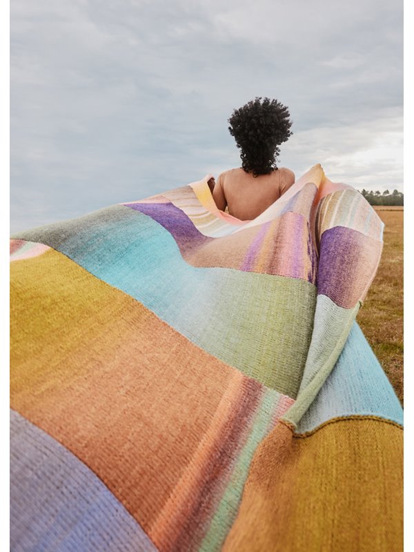 Lana Grossa TAGESDECKE Gomitolo Dipinto, Gomitolo Arte & Gomitolo Versione