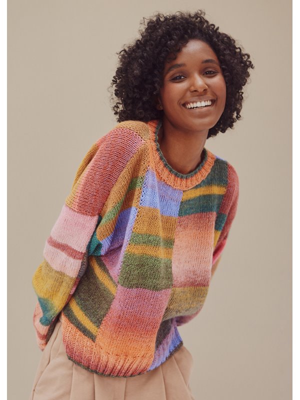 Lana Grossa KARO-PULLOVER Gomitolo Arte