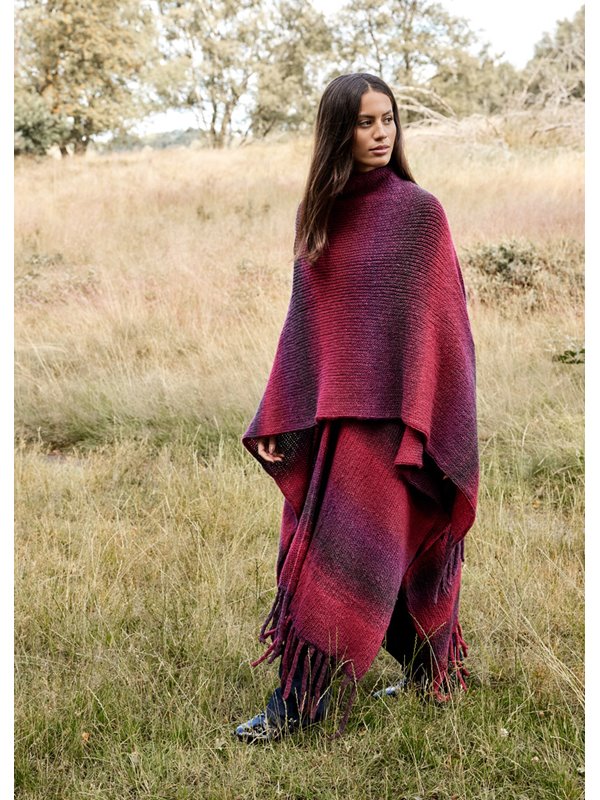 Lana Grossa PONCHO GLATT-RECHTS-PATENT Gomitolo Versione