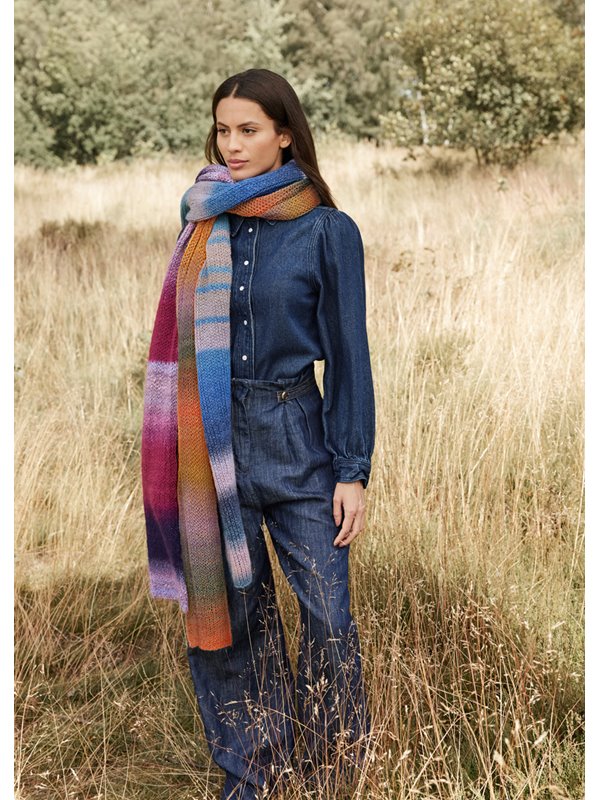 Lana Grossa SCHAL GLATT-LINKS-PATENT Gomitolo Gala