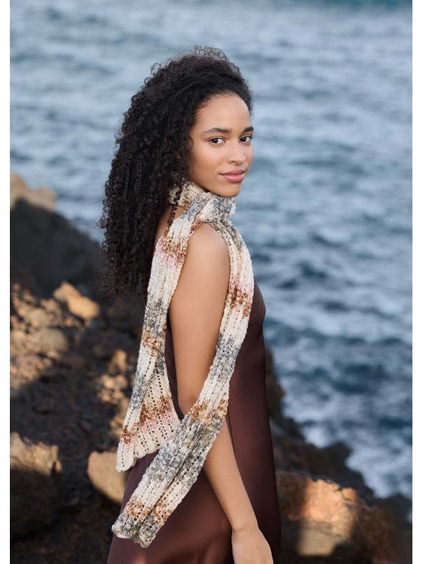 Lana Grossa LOCHRIPPEN-SCHAL Gomitolo Hippie