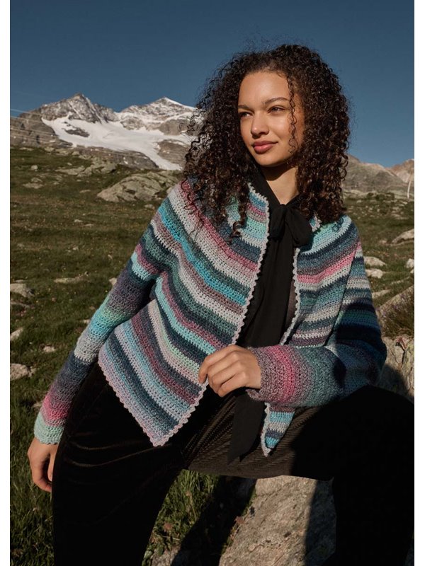 Lana Grossa HÄKELJACKE Gomitolo Fumo