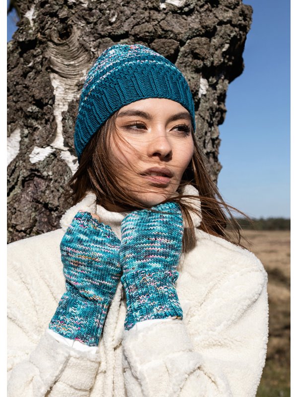 Lana Grossa MÜTZE COOL WOOL Melange (GOTS) & COOL WOOL Hand-dyed