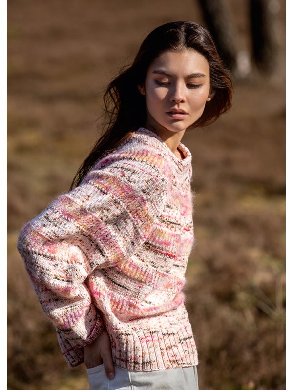 Lana Grossa PULLOVER Cool Wool Hand-dyed & Silkhair Hand-dyed