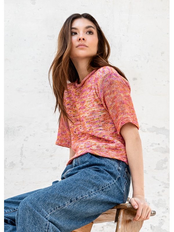 Lana Grossa PULLOVER Ecopuno Hand-dyed