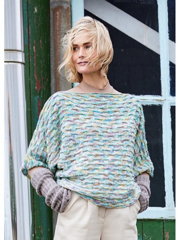Lana Grossa PULLOVER MIT STULPEN Ecopuno Hand-dyed & Ecopuno