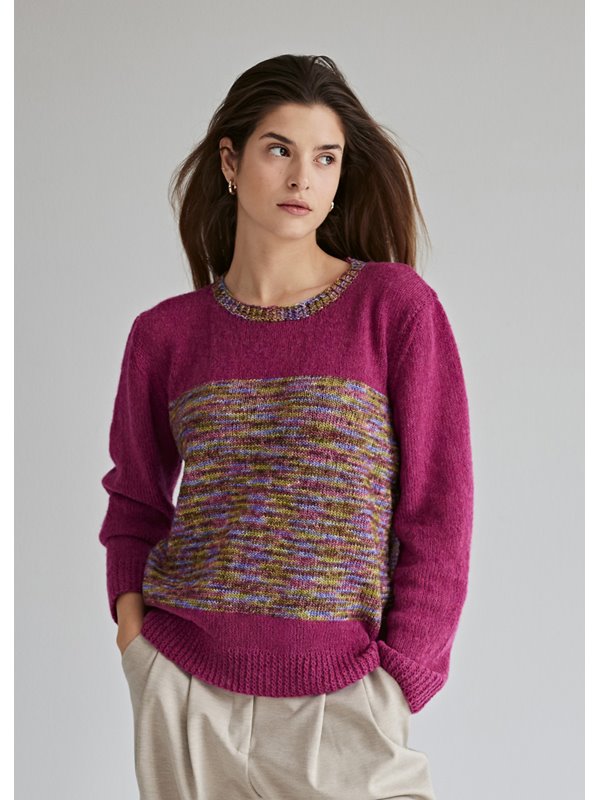 Lana Grossa PULLOVER Ecopuno & Ecopuno hand-dyed