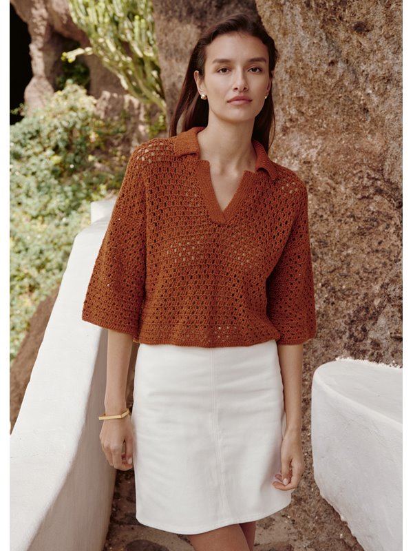 Lana Grossa POLOPULLOVER Linarte