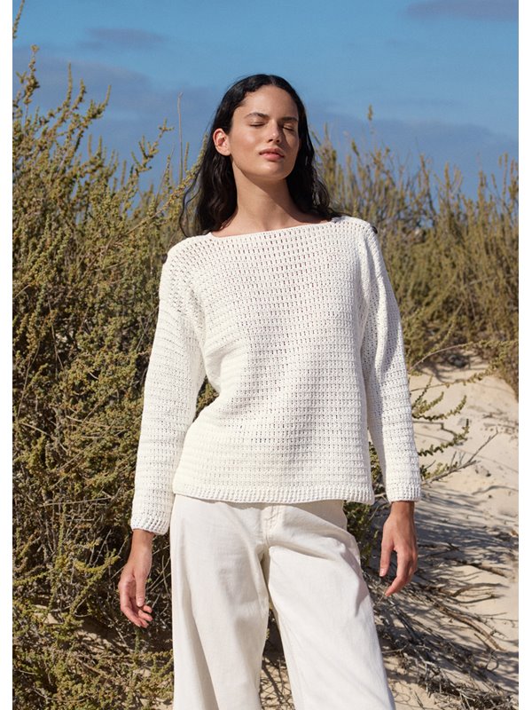 Lana Grossa PULLI IM STRUKTURMUSTER Linissimo