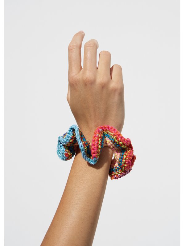 Lana Grossa SCRUNCHIE IN FESTEN MASCHEN Cotone