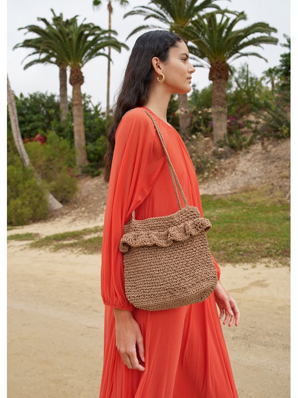 Lana Grossa BEUTELTASCHE IM STRUKTURMUSTER The Core