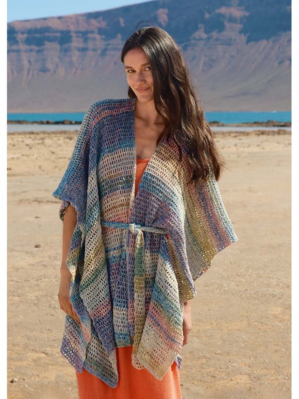 Lana Grossa CAPE IM GITTERMUSTER Mosaico