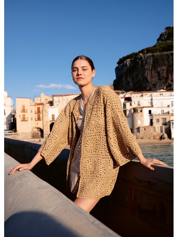 Lana Grossa CARDIGAN IN QUADRATISCHEN MOTIVEN Diversa